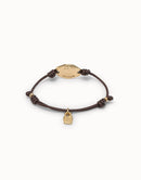 Pulseira em Couro Moeda - Aphrodite Joias