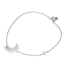Pulseira Lua Brilhante com Perolas - Aphrodite Joias