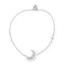 Pulseira Lua Brilhante com Perolas - Aphrodite Joias