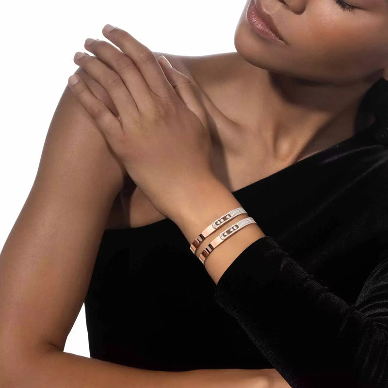 Pulseira Move Noa Semi Pavê - Aphrodite Joias