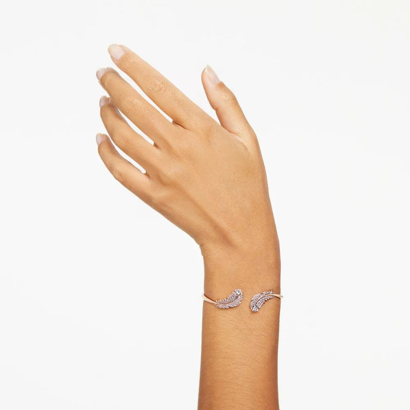 Pulseira Pena Brilhante - Aphrodite Joias