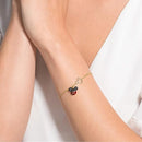 Pulseira Silhueta Mickey e Minnie - Aphrodite Joias