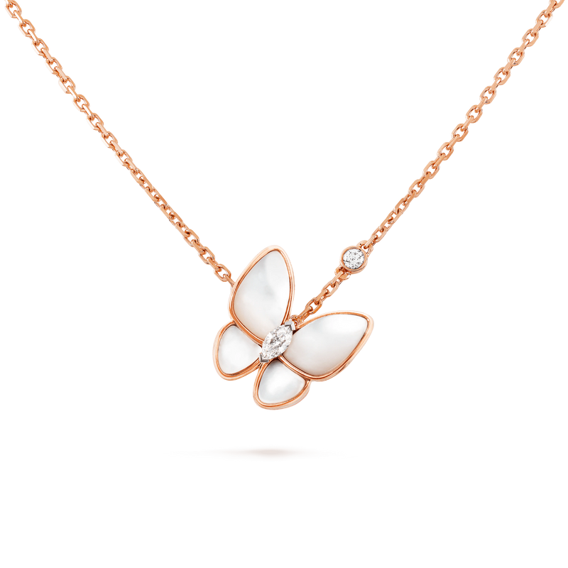 Colar Two Butterfly